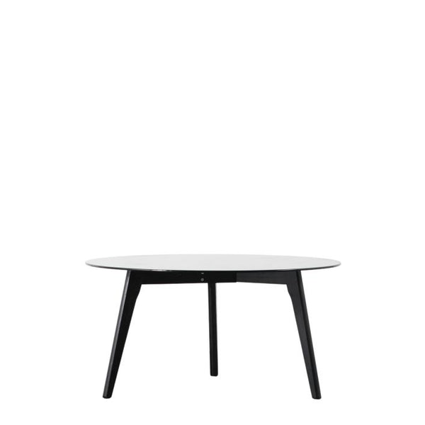 Ghedi Ebarallo Round Coffee Table Black — SantoLusso®