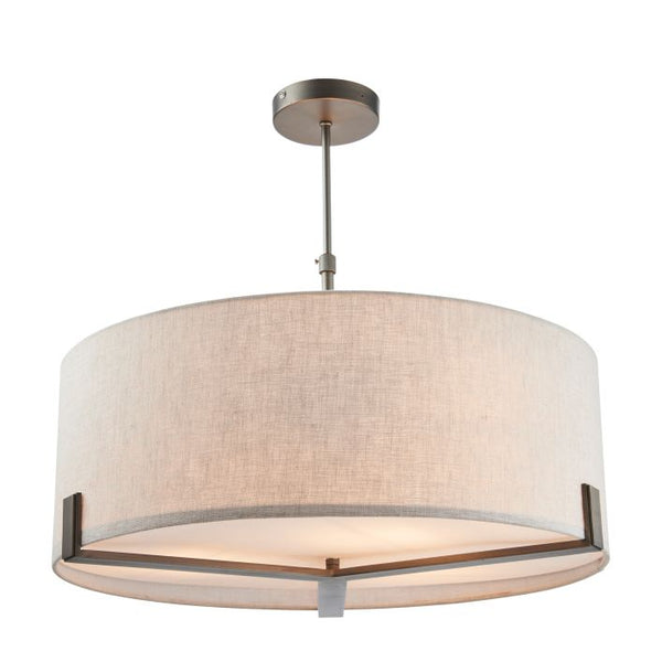 Ghedi Edvige Pendant Light Bronze/Natural — SantoLusso®