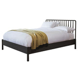 Ghedi Elsa King Spindle Bed Black — SantoLusso®