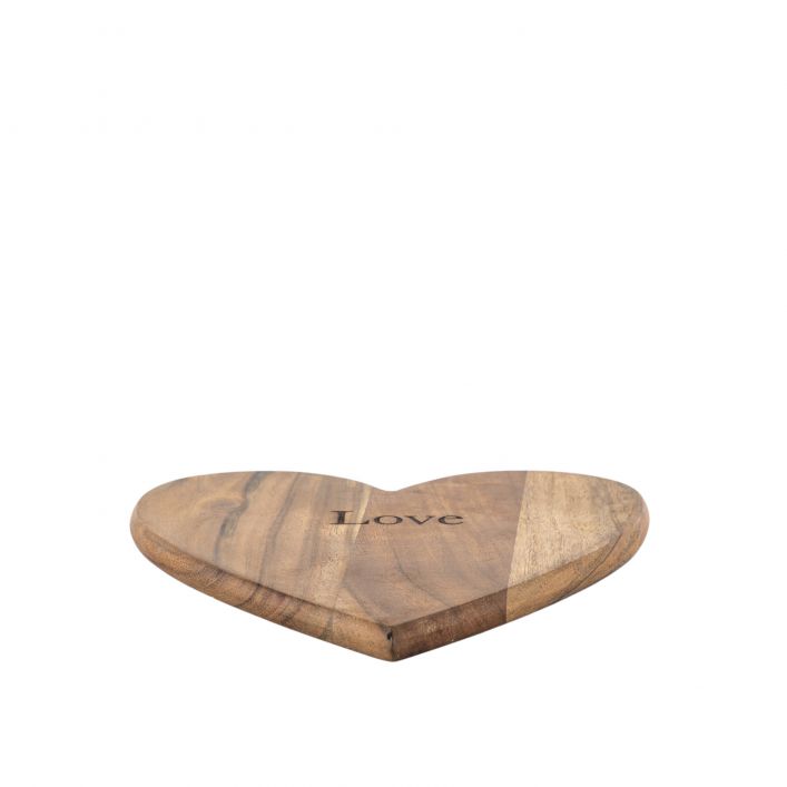 Ghedi Emotive Heart Chopping Board Natural Small — SantoLusso®