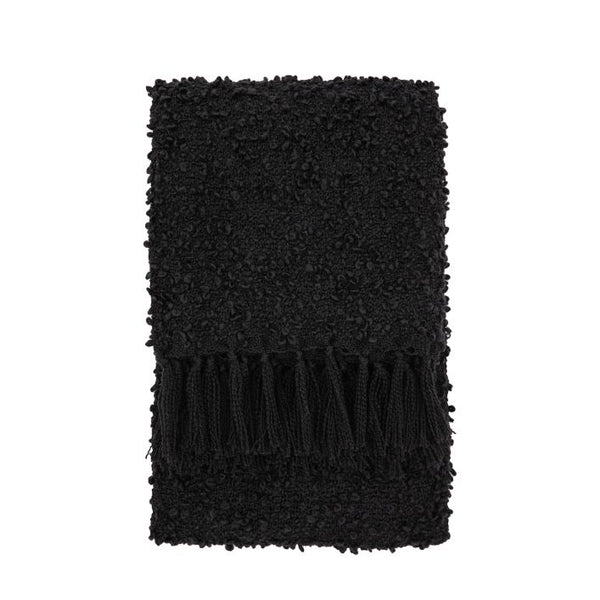 Ghedi Eraldo Throw Black — SantoLusso®