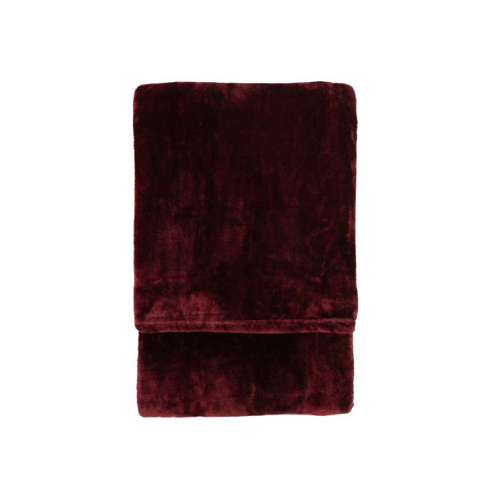 Ghedi Erlo Cosy Throw Merlot — SantoLusso®