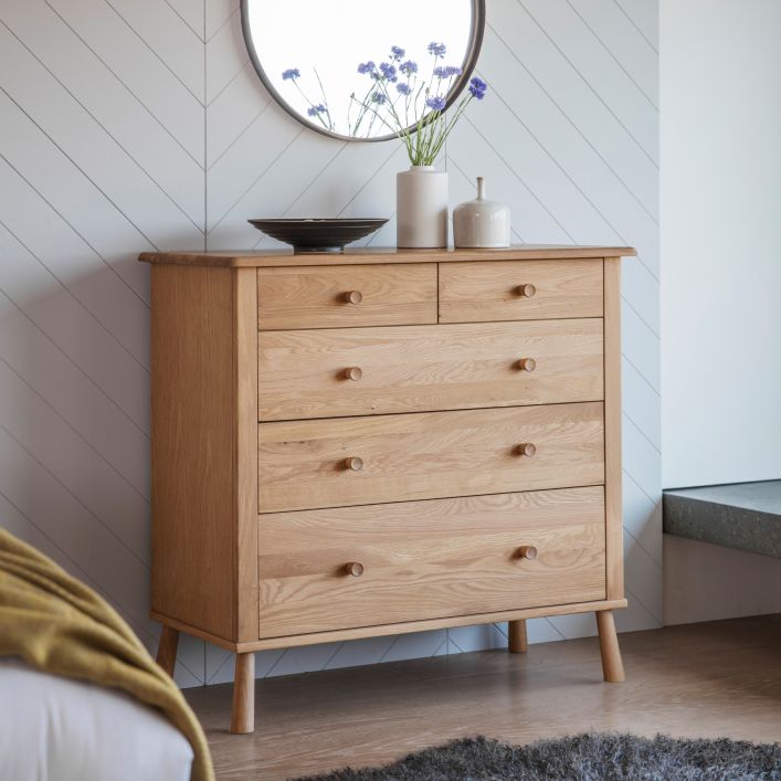 Ghedi Esla 5 Drawer Chest — SantoLusso®