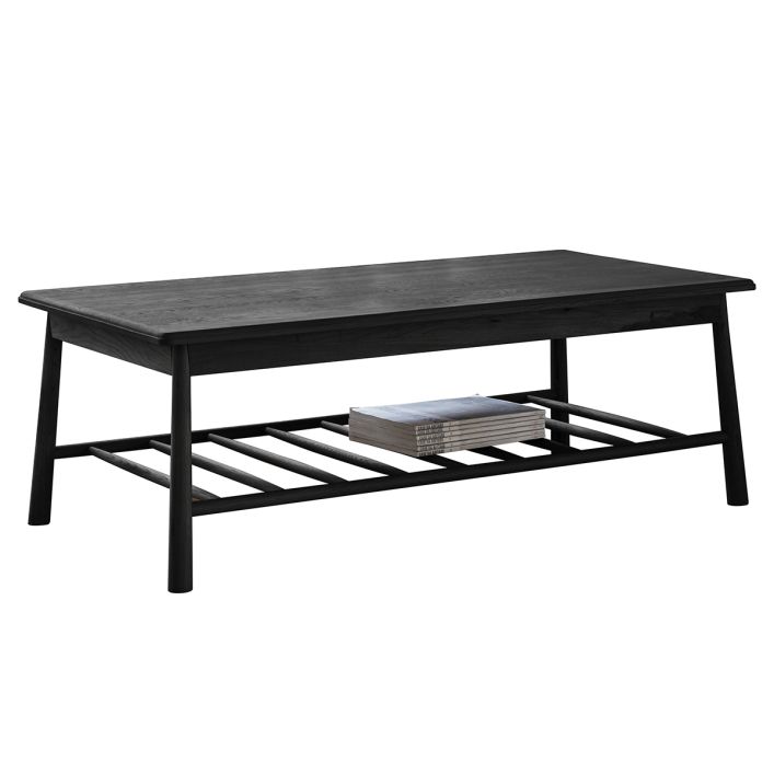 Ghedi Esla Rectangle Coffee Table Black — SantoLusso®