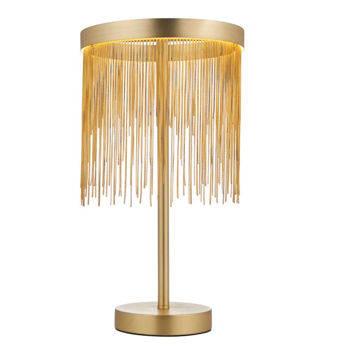 Ghedi Eustachio Table Lamp Satin Brass — SantoLusso®