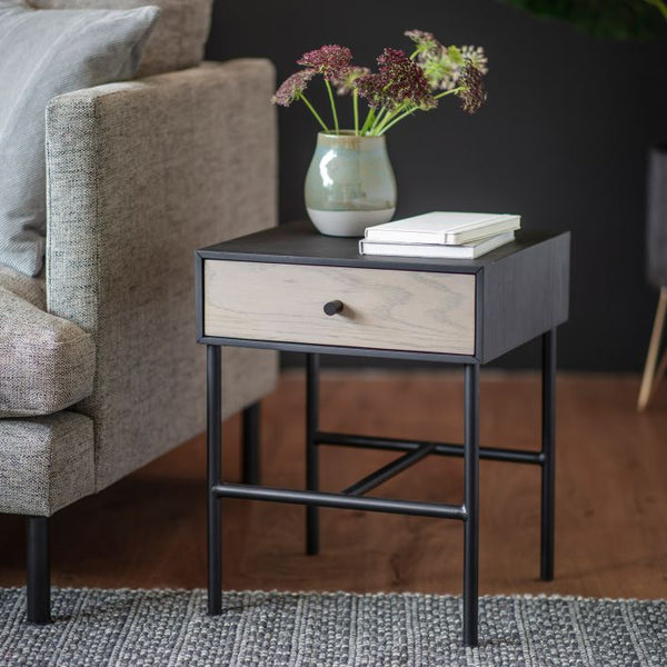 Ghedi Fonti 1 Drawer Bedside Table — SantoLusso®