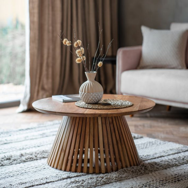 Ghedi Foreto Slatted Coffee Table — SantoLusso®