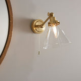 Ghedi Frances Bathroom 1 Wall Light Satin Brass — SantoLusso®