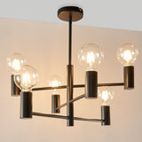 Ghedi Gabriela 6 Ceiling Light Black Large — SantoLusso®