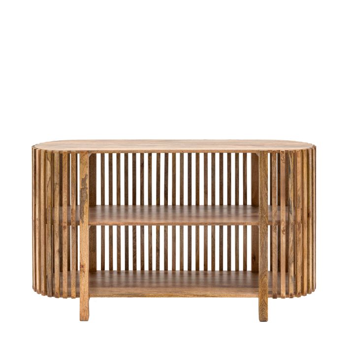 Ghedi Galla Slatted Console Table — SantoLusso®