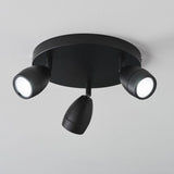 Ghedi Gelsom Bathroom 3 Ceiling Light Black — SantoLusso®