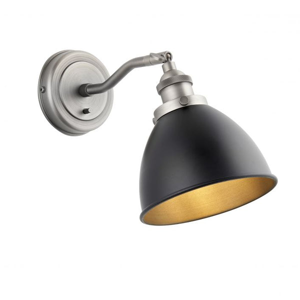 Ghedi Gennaro 1 Wall Light Pewter — SantoLusso®