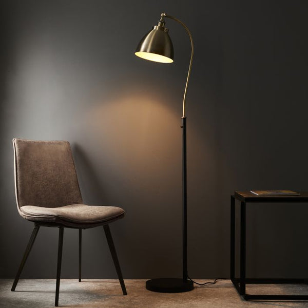 Ghedi Gennaro Floor Lamp Antique Brass — SantoLusso®