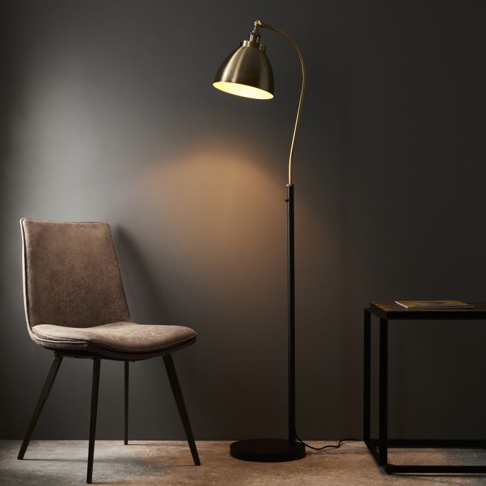 Ghedi Gennaro Floor Lamp Antique Brass — SantoLusso®