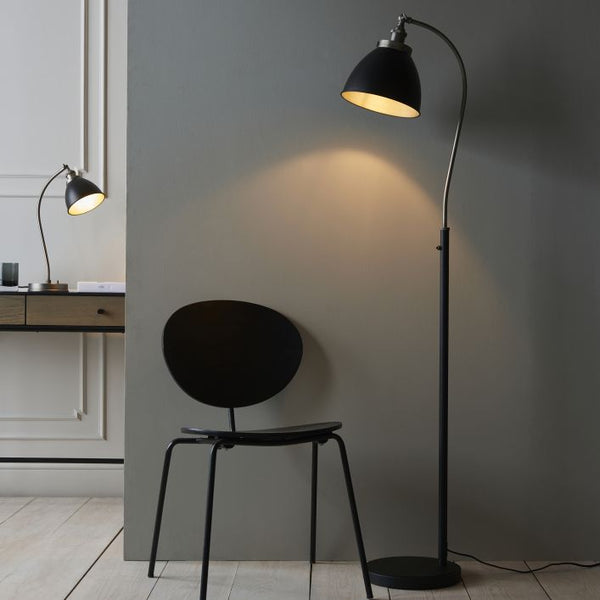 Ghedi Gennaro Floor Lamp Pewter — SantoLusso®