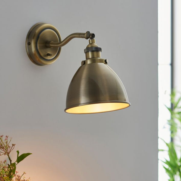 Ghedi Gennaro Wall Light Antique Brass — SantoLusso®