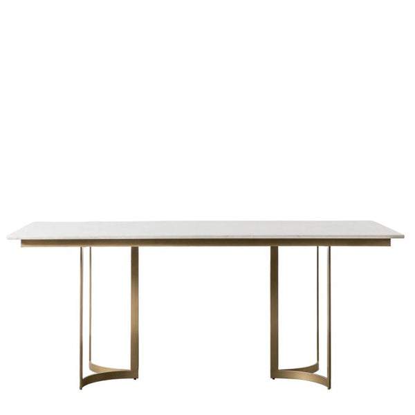 Ghedi Gesso Dining Table Gold — SantoLusso®