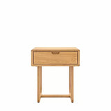 Ghedi Gianno 1 Drawer Bedside Natural — SantoLusso®