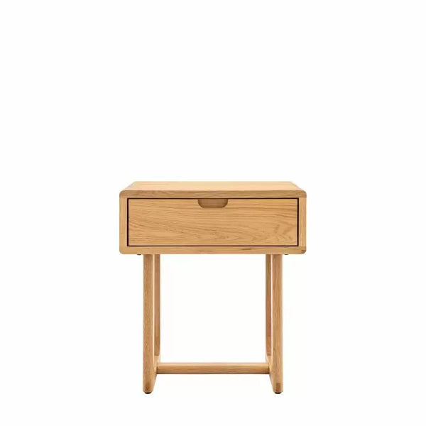 Ghedi Gianno 1 Drawer Bedside Natural — SantoLusso®