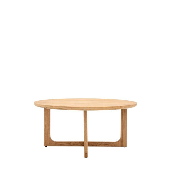 Ghedi Gianno Round Coffee Table Natural — SantoLusso®