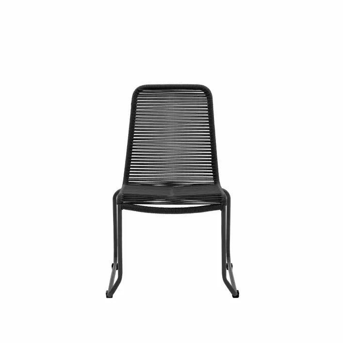 Ghedi Gioele Dining Chair Black 2pk — SantoLusso®