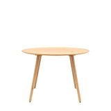 Ghedi Girola Round Dining Table Natural — SantoLusso®