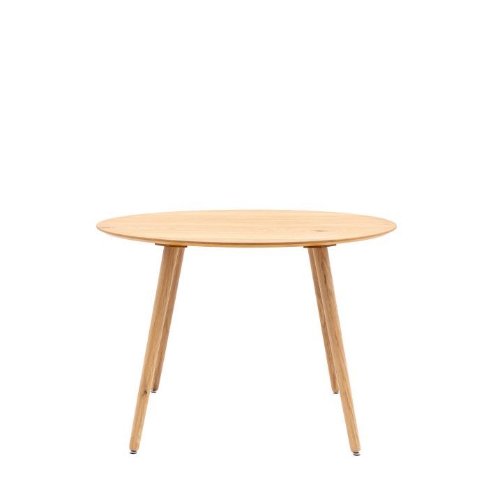 Ghedi Girola Round Dining Table Natural — SantoLusso®