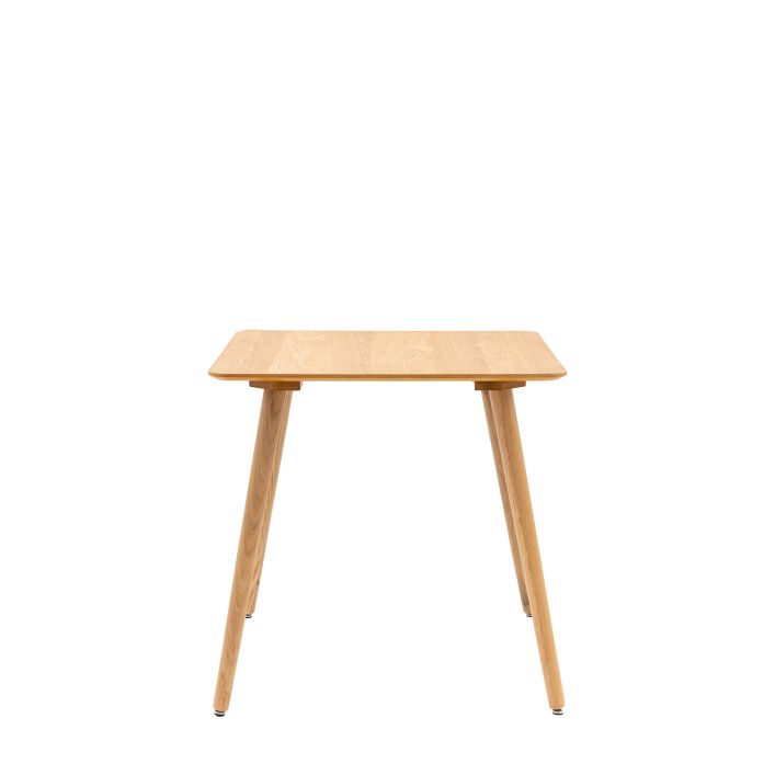 Ghedi Girola Square Dining Table Natural — SantoLusso®