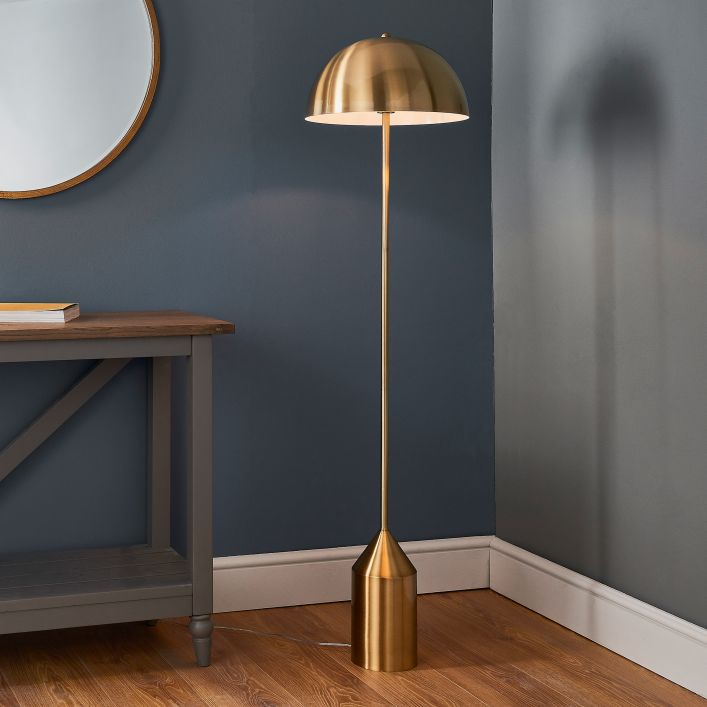 Ghedi Giustina Floor Lamp Antique Brass — SantoLusso®