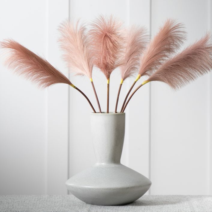 Ghedi Goma Soft Feather Stem Dark Blush (5pk) — SantoLusso®