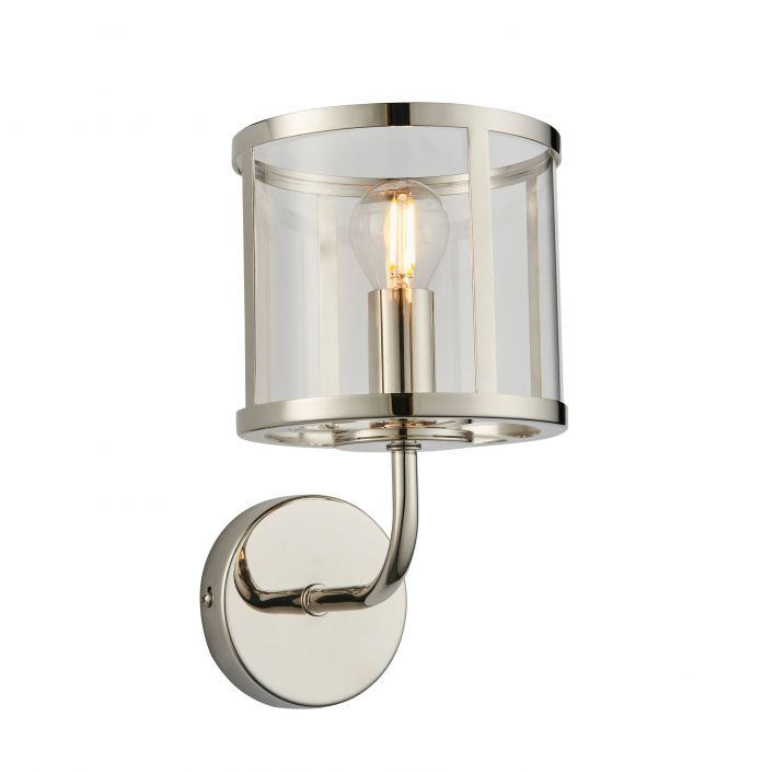 Ghedi Graziana 1 Wall Light Bright Nickel — SantoLusso®