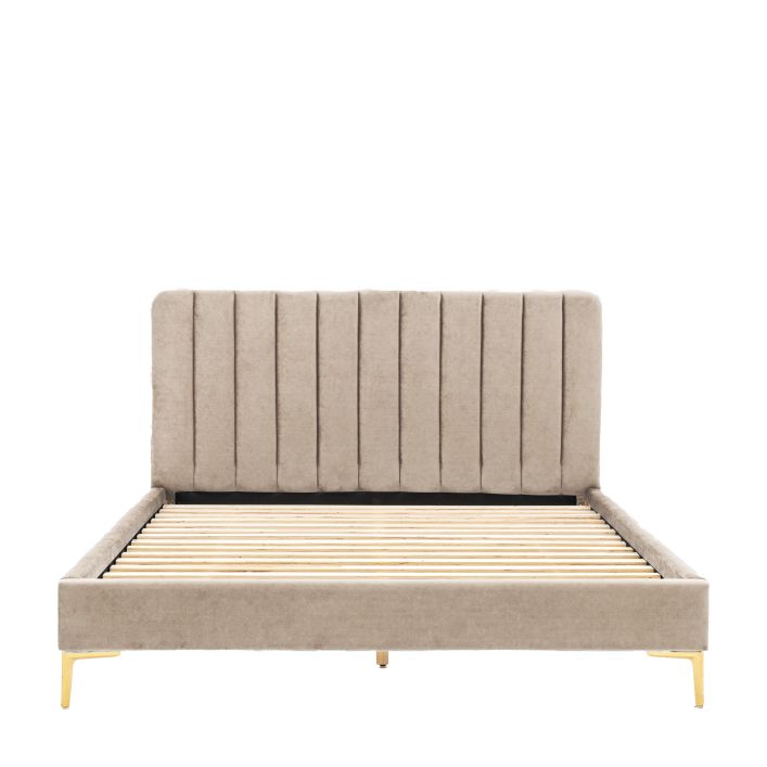 Ghedi Guinillo Double Bedstead Latte — SantoLusso®