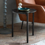 Ghedi Gurri Side Table Black — SantoLusso®