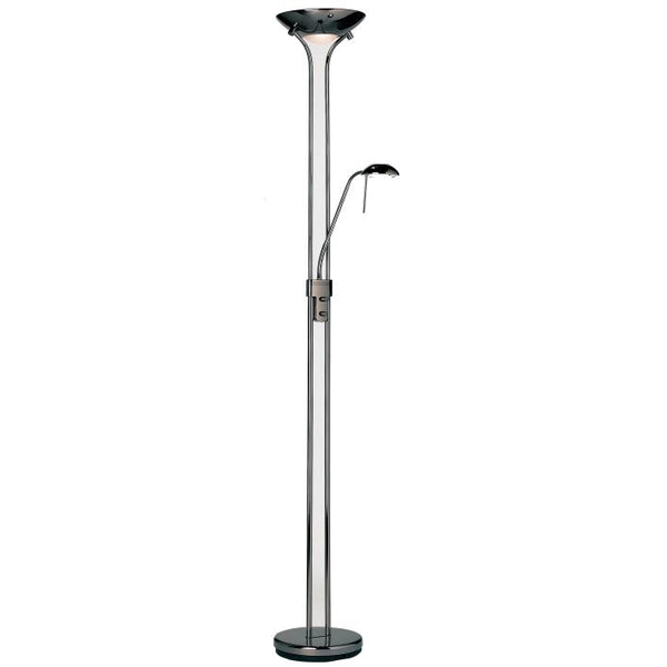 Ghedi Hadrien Floor Lamp Black Chrome — SantoLusso®