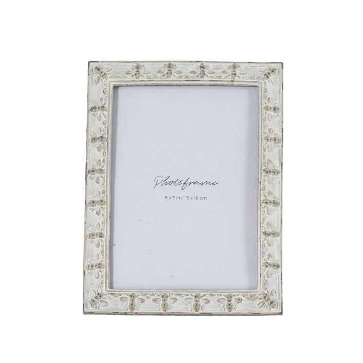 Ghedi Honey Bee Photo Frame 5x7 Antique Grey — SantoLusso®