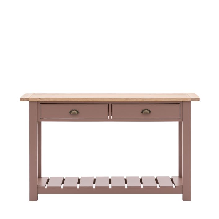 Ghedi Ivo 2 Drawer Console Clay — SantoLusso®