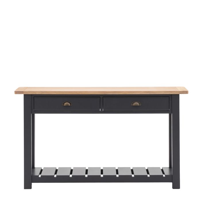 Ghedi Ivo 2 Drawer Console Meteor — SantoLusso®