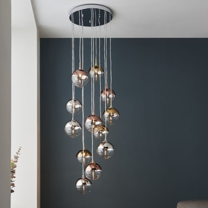 Ghedi Ixidor 12 Pendant Light Chrome — SantoLusso®