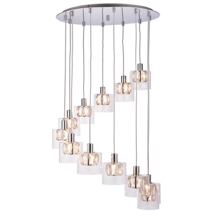 Ghedi Justia 12 Drop Pendant Light — SantoLusso®