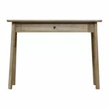 Ghedi Lencia 1 Drawer Desk Grey — SantoLusso®