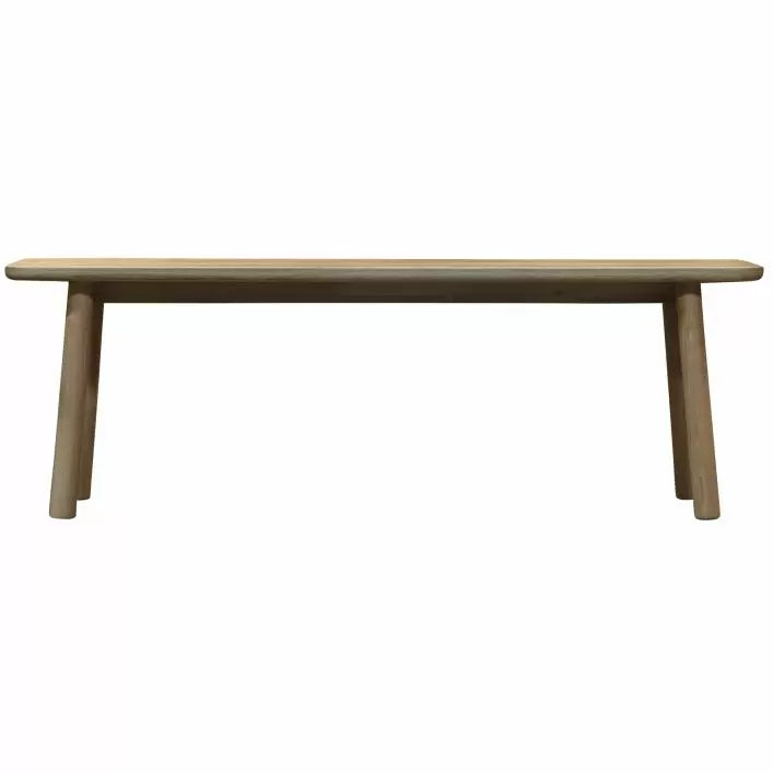 Ghedi Lencia Dining Bench Oak — SantoLusso®