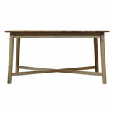 Ghedi Lencia Dining Table Oak — SantoLusso®