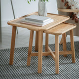 Ghedi Lencia Nest Of 2 Tables Oak — SantoLusso®