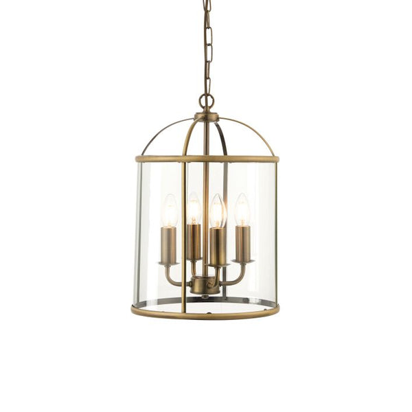 Ghedi Leo 4 Pendant Light Antique Brass — SantoLusso®