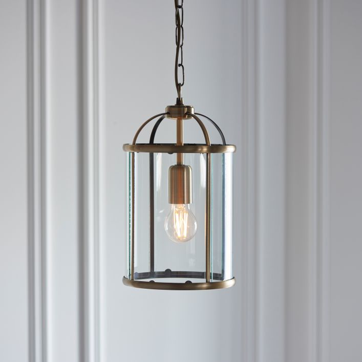 Ghedi Leo Pendant Light Antique Brass — SantoLusso®