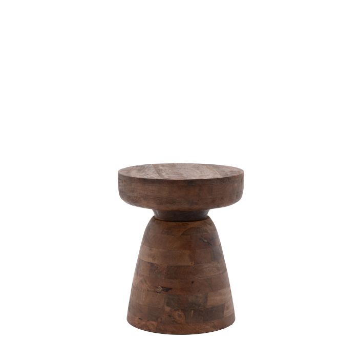 Ghedi Lillian Side Table Antique Brown — SantoLusso®