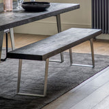 Ghedi Locchia Dining Bench Black Small — SantoLusso®