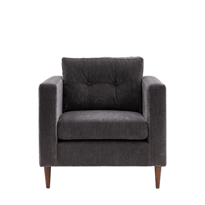 Ghedi Lorna Armchair Charcoal — SantoLusso®