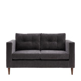 Ghedi Lorna Sofa 2 Seater Charcoal — SantoLusso®