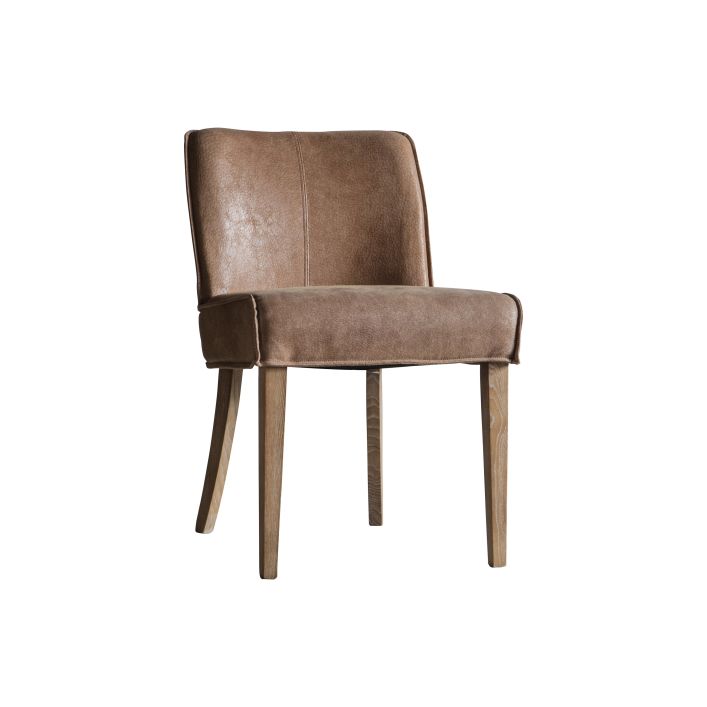 Ghedi Lucetti Chair Brown Leather (2pk) — SantoLusso®